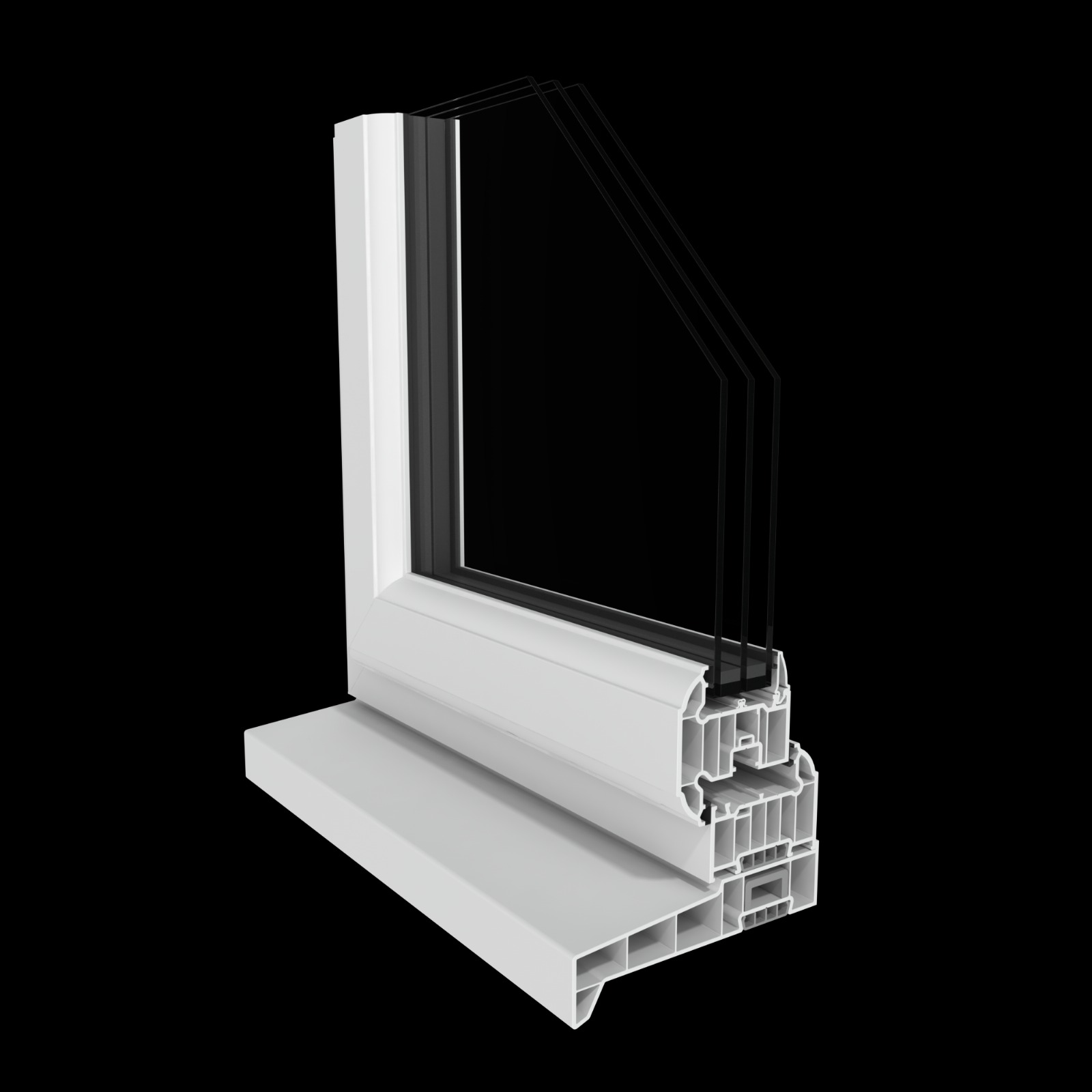 Flush sash windows
