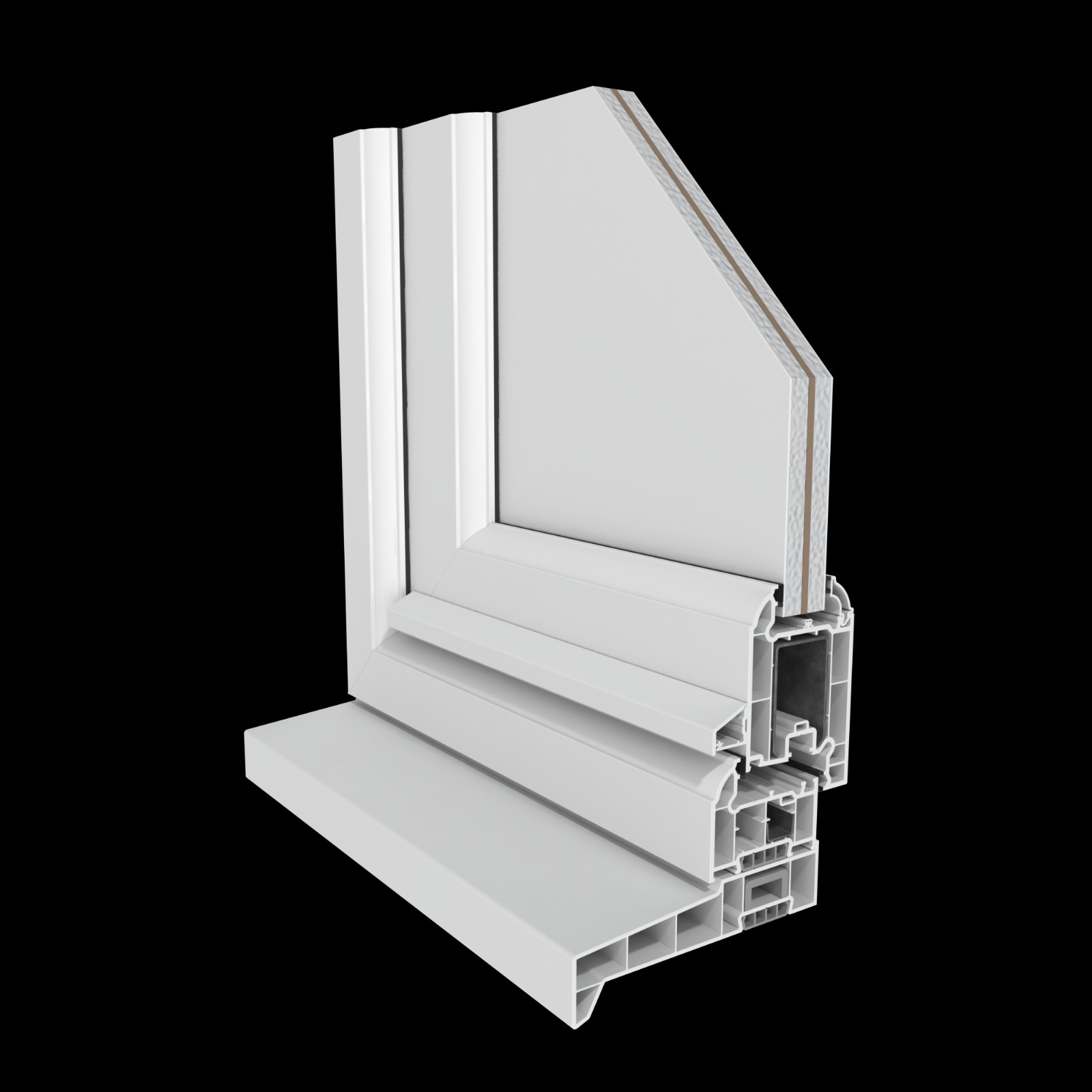 Flush sash windows